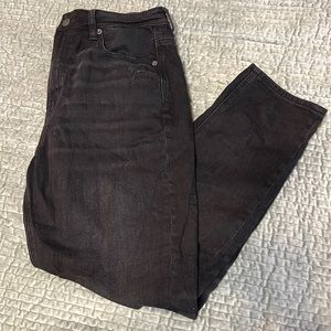 American Eagle Black Mom Straight Jean